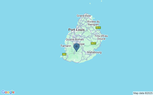 Kaart met locatie Les 7 Cascades